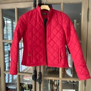 Red Quilted Kids Jacket